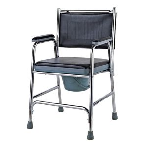 Commode chair without castors