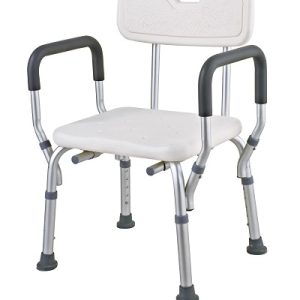 Height adjustable shower chair