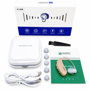 Axon Rechargeable Hearing Aid.